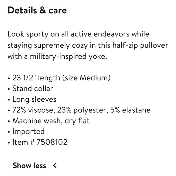 Varley Harley double soft 1/4 Zip. Ivory Marl XS . - Picture 4 of 4